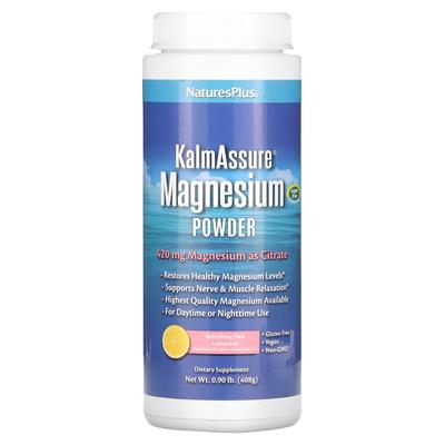 Kalmassure Magnesiumpulver, Erfrischende Pinke Limonade, 400 mg, 408 g (0.90 lb)