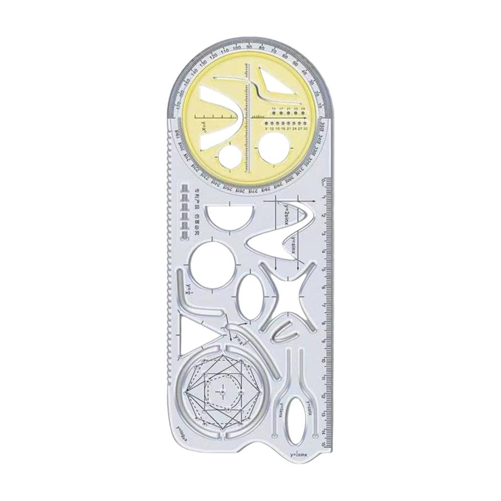 Multifunctional Function Drawing Tool Student Graph Template Rotatable