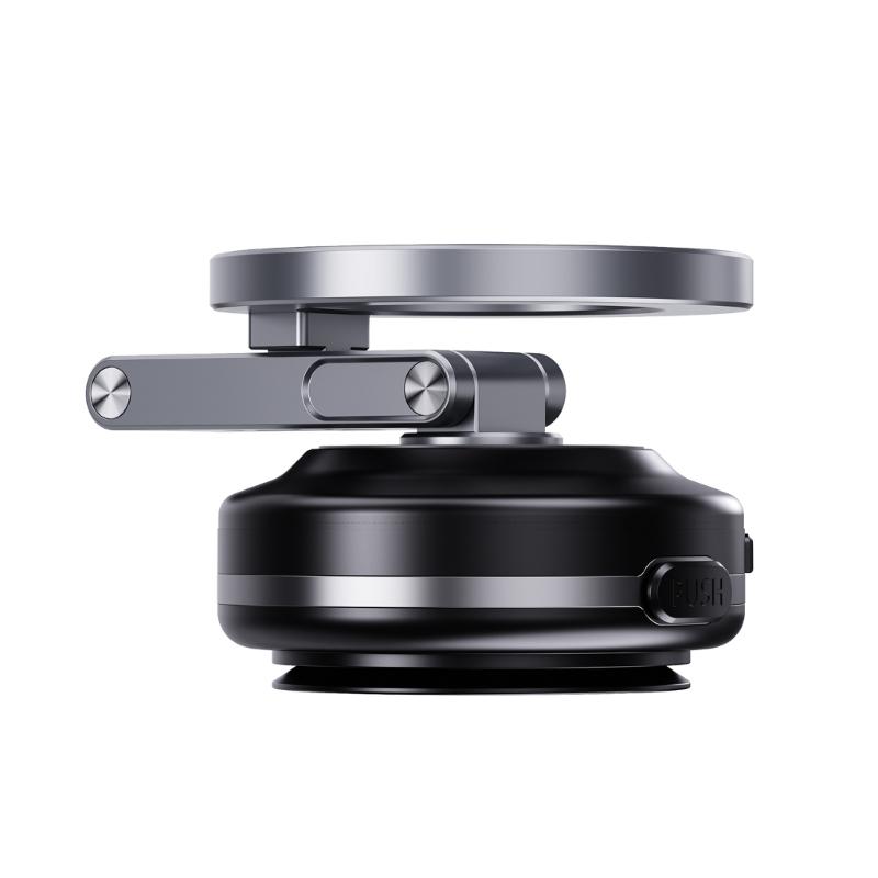 Foldable Car Phone Bracket Magnetic Stand 360 Degree Rotation Adjustable with Double Suction Technology for Easy Viewing