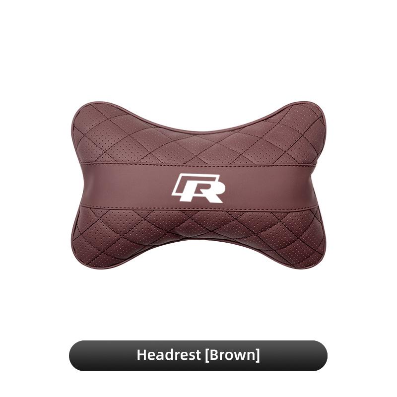 

2026 Hot For Volkswagen VW Car Seat Headrest Neck Suppor Pillow Rest Cushion For VW GTI R Line Polo Golf Passat Tiguan Arteon To