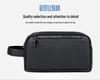 Men's Large Capacity Lightweight PU Business Clutch Bag