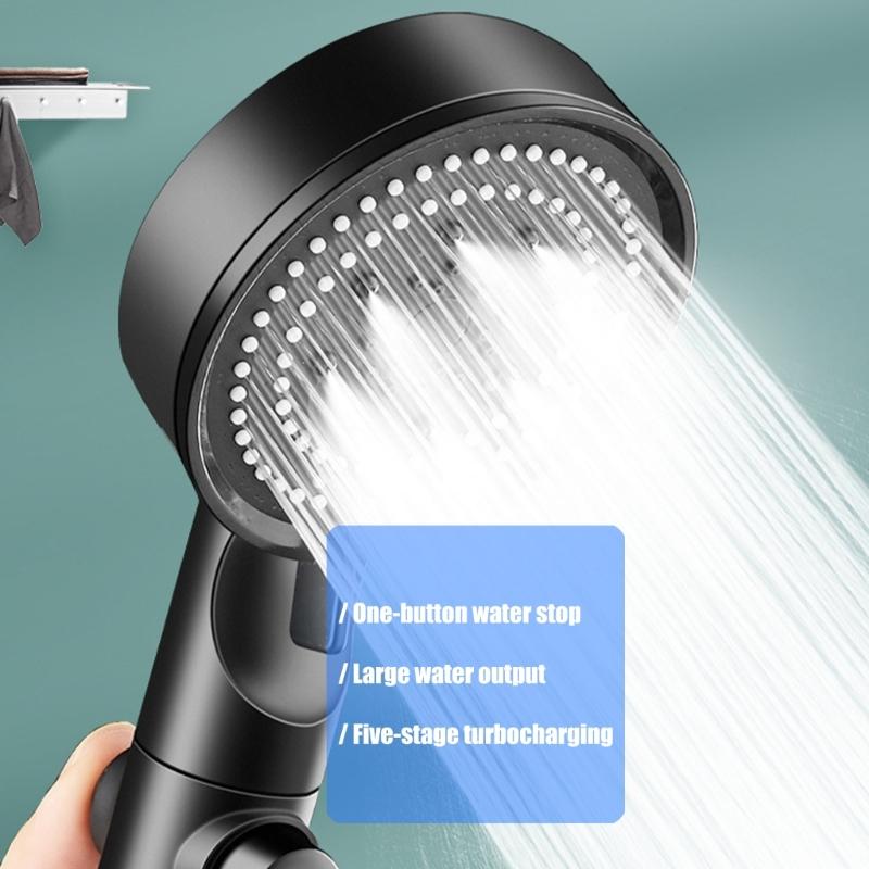 Pressures Boosting Shower Systems Regulable Sprays Models Includes Detachable Hose Nonslip Brackets 5 Filter