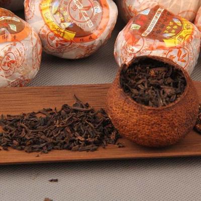 Xinhui Ageed Chenpi Zralý Puer Tea Pomerančová kůže Puerh Pu'er sypaný čaj PEI YU 312