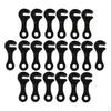 20PCS Camping Guylin Stopper Tent Rope Fastener Canopy String Cord Tensioner Tightener Hooks for