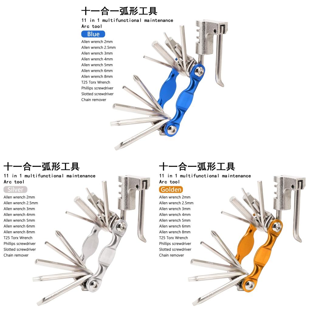 Multifunction Bicycle Tool Kit With Aluminum Alloy Construction For Mountain And Road Bikes