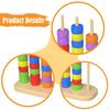 Color Sorting Stacking Toys Beads Sequencing Toy Set Counting Game Educational for Boys Girls
