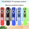 Silicone Case Remote Control Storage Dustproof Cover With Protective Belt Lanyard Compatible For TCL RC902V