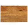 Vidaxl Tabletop with Natural Edge, 50X40X2.5 Cm, Mango Wood