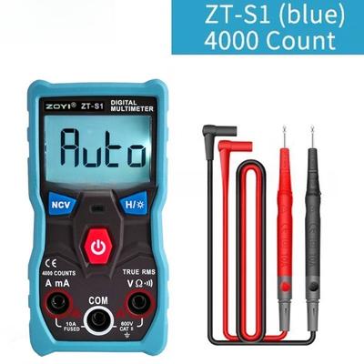 ZOYI ZT-S1 Intelligent Digital Multimeter Tester Fully Automatic Capacitive Current Meter Multimeter with NCV LCD Backlight