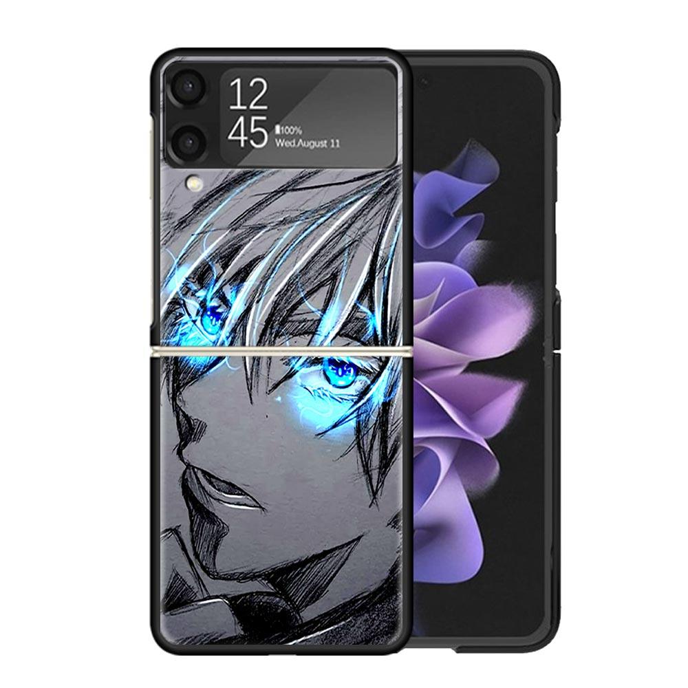 Tokyo Anime Aevengers Clear Phone Case For Samsung Z Flip 7 6 5 4 3 Galaxy ZFlip7 ZFlip6 ZFlip5 ZFlip4 ZFlip3 5G Print Cover Coq