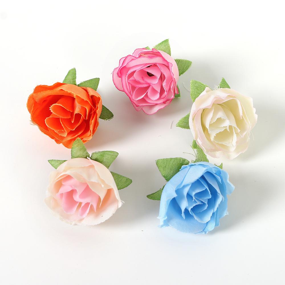 

10/20Pcs Artificial Flower Head Mini Silk Rose Fake Flower Home Room Decor For Wedding Decortion Mother s Day DIY Craft Gifts 10Pcs
