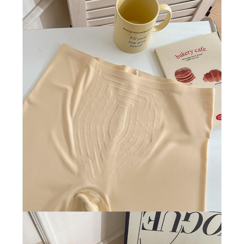 Women High Waist Elastic Tummy Control Butt Lifting Shaping Seamless Safety Pants