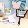 1PCS Portable Butterfly Shaped Makeup Mirror Handheld Mirror Eyelash Extension Mirrors Salon Mirrors Makeup