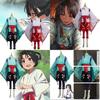 Stilvolle Cosplay-Kleidung mit grünen und roten Sets, perfekt für Anime- und Spieleveranstaltungen