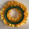 Elegant Thanksgiving Festive Door Decoration 15.75inch Artificial Ginkgo Biloba Leaf Christmas Wreath Fade Resistant