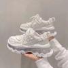 Platform Sneakers Women Breathable Beige Ladies Sports Running Shoes Tennis Female Vulcanized Shoes Sneakers Woman Spring