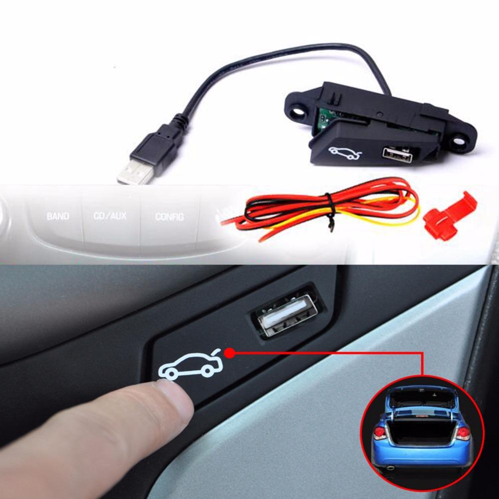 Angelguoguo Car Trunk Switch Button Assembly for 2009-2014 Chevrolet Cruze Luggage Box Open and Close Button Switch Assembly