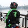Summer Mesh Breathable Cycling Suit Men's Motorcycle Anti-drop Knight Clothing Racing Motorcycle Jacket Thin with Protective Gear