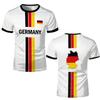 Germany National Flag Map T-Shirt Men Women 3D Print Breathable Outdoor Sports Football Jersey Tee Casual Streetwear O-neck Tops