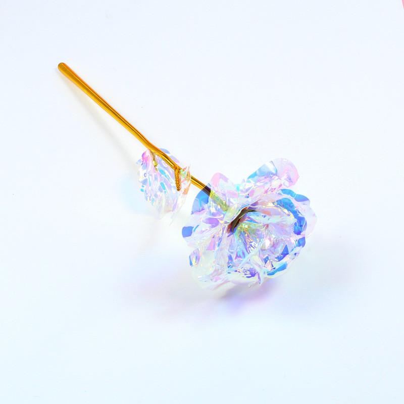 

Красочная светящаяся роза Искусственный светодиодный светлый цветок уникальные подарки для девочек One Size