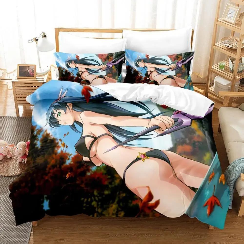 Kawaii Girl Sora Wo Kakeru Shoujo Bedding Collection Single Twin Full Queen King Size Bed Collection Adult Kid Bedroom Duvet Cover Collections Anime