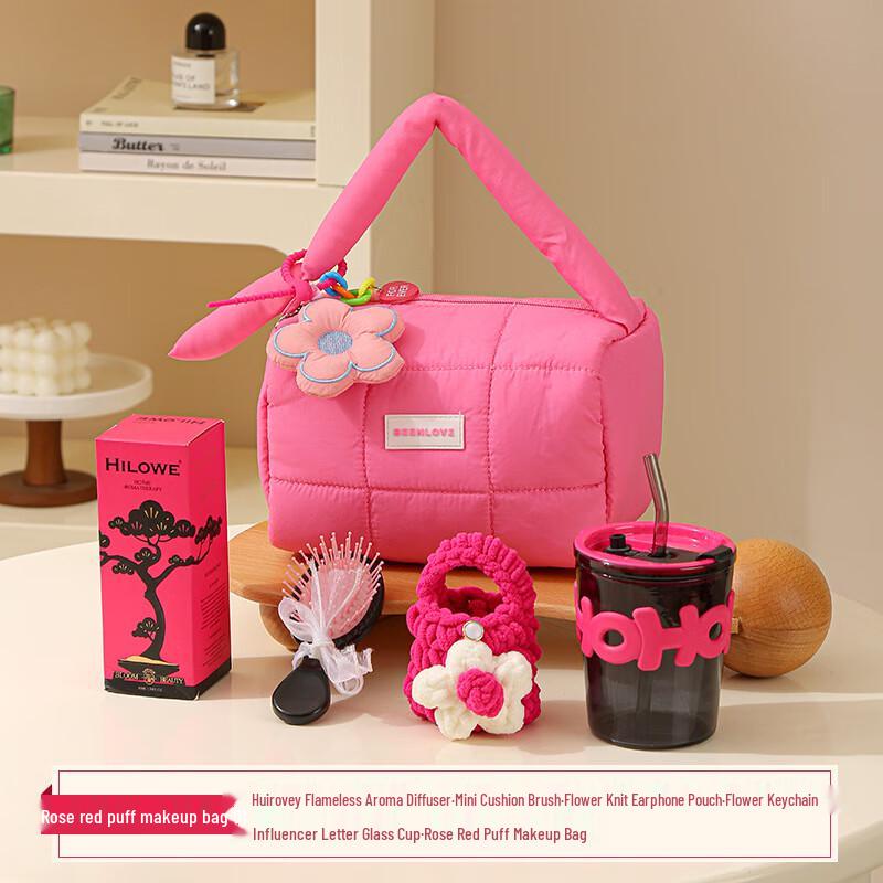 Mother s/Teacher s Day Gift Set Glass Cup, Comb, Earphone Bag, Incense, Comb