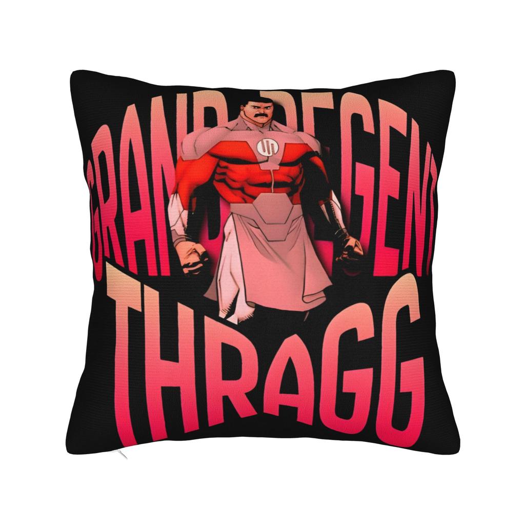 Invincible Comic Book Character Profile Design Pillow Cover Fashion Pillow Case For Chair Sofa Home Decor Soft Cushion Cover