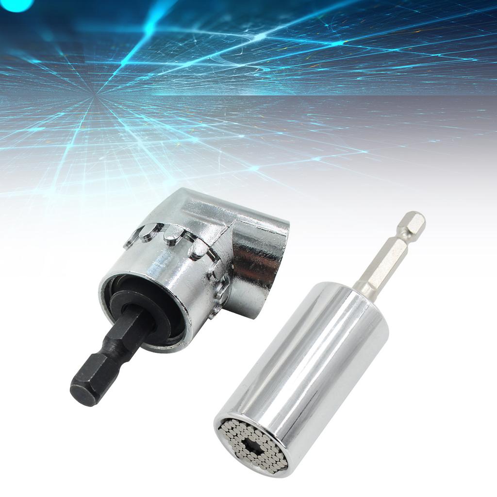 3 ks 105 Stupňů Vrtací Šroubovák Sada Ráčna Adaptér Nástrčného Klíče Průmyslové Ruční Nářadí