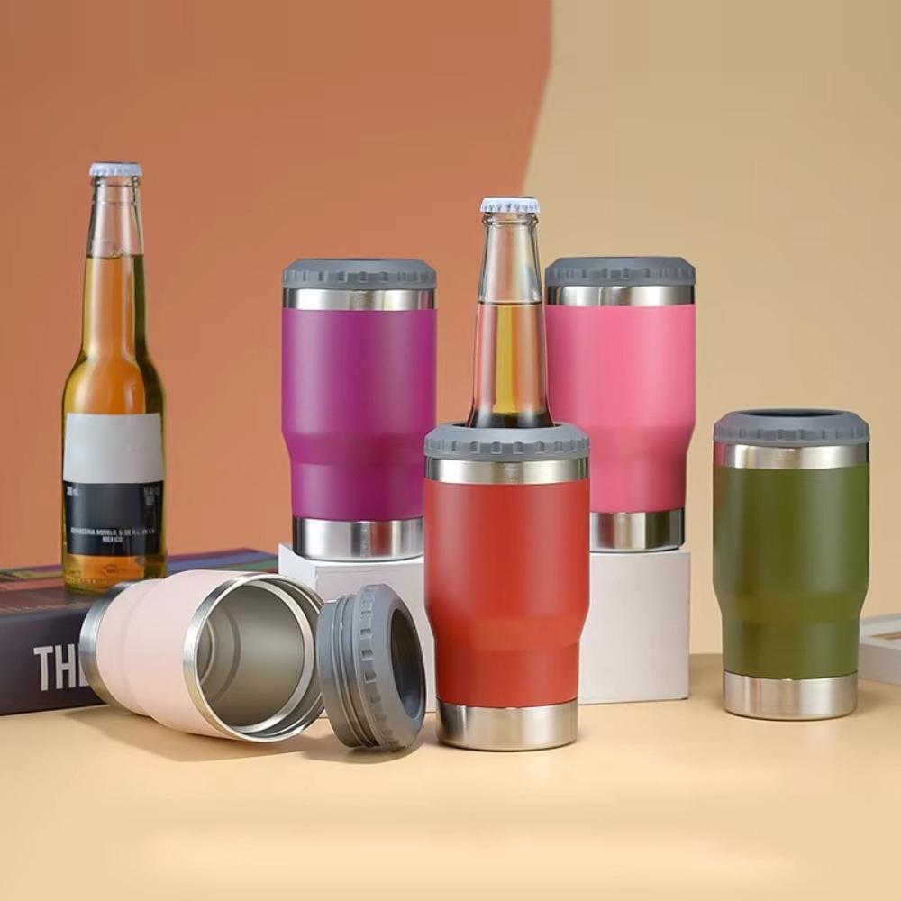 14OZ Thermos Cup Cold Storage Tank Opener Thickened Keep Cooling Bottle