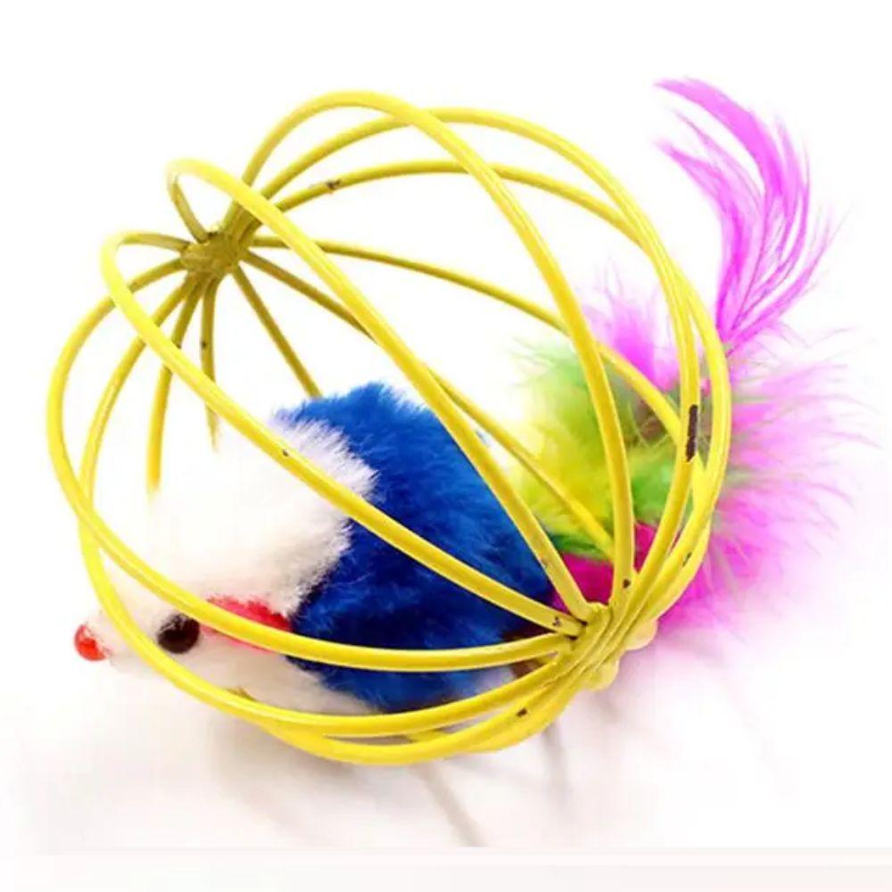 Mäusekäfig Katzenspielzeug Interaktives Katzenteaser-Spielzeug Neues Kätzchen Interaktives Spielzeug Hund