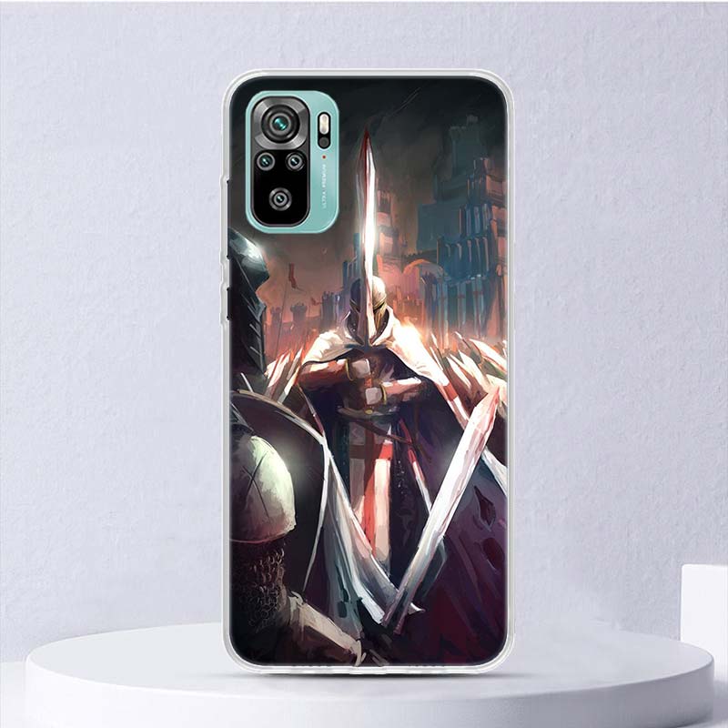 Knights Templar Crusades Soft Case For Xiaomi Redmi Note 14 14S 13 12S 11S 10S 12 11 10 Phone Cover 11T 11E Pro Plus 9 9S Shell