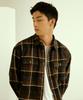Gift Original (Unisex) Check Shacket_Navy
