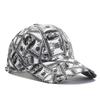 New dollar printed baseball cap men's European and American personality street sunshade cap hip hop hat