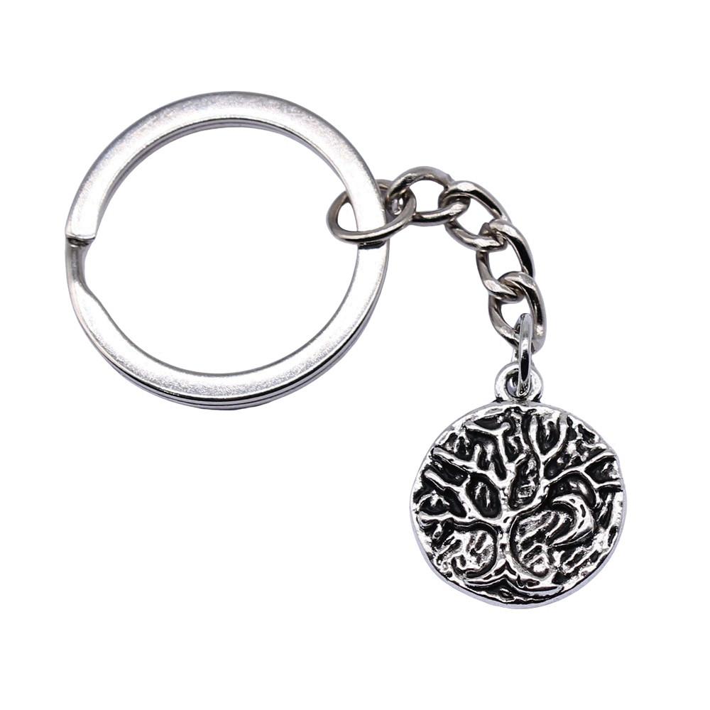 28mm Schlüsselanhänger Lebensbaum Kabbalah Hochzeitsschmuck Zubehör QY054