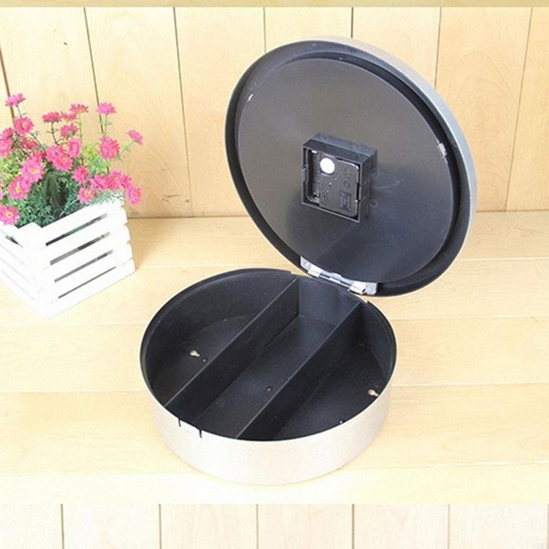62KD 2025 Safety Clock Secret Secuirty Box Money Jewellery Stuff Storage Home Room