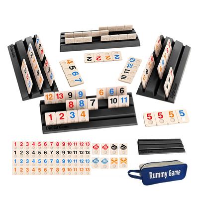 Wooden Game Board Game For 2-4 Players Israeli Digital Cards Fun For All Ages 104 Digital Cards