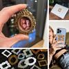 16pz Mini Cornici per Foto Stile Barocco Modello Miniatura Cornice per Foto Decorazione Artistica Sfondo Fotografico Oggetto di Scena Custodia per Telefono Fai da Te