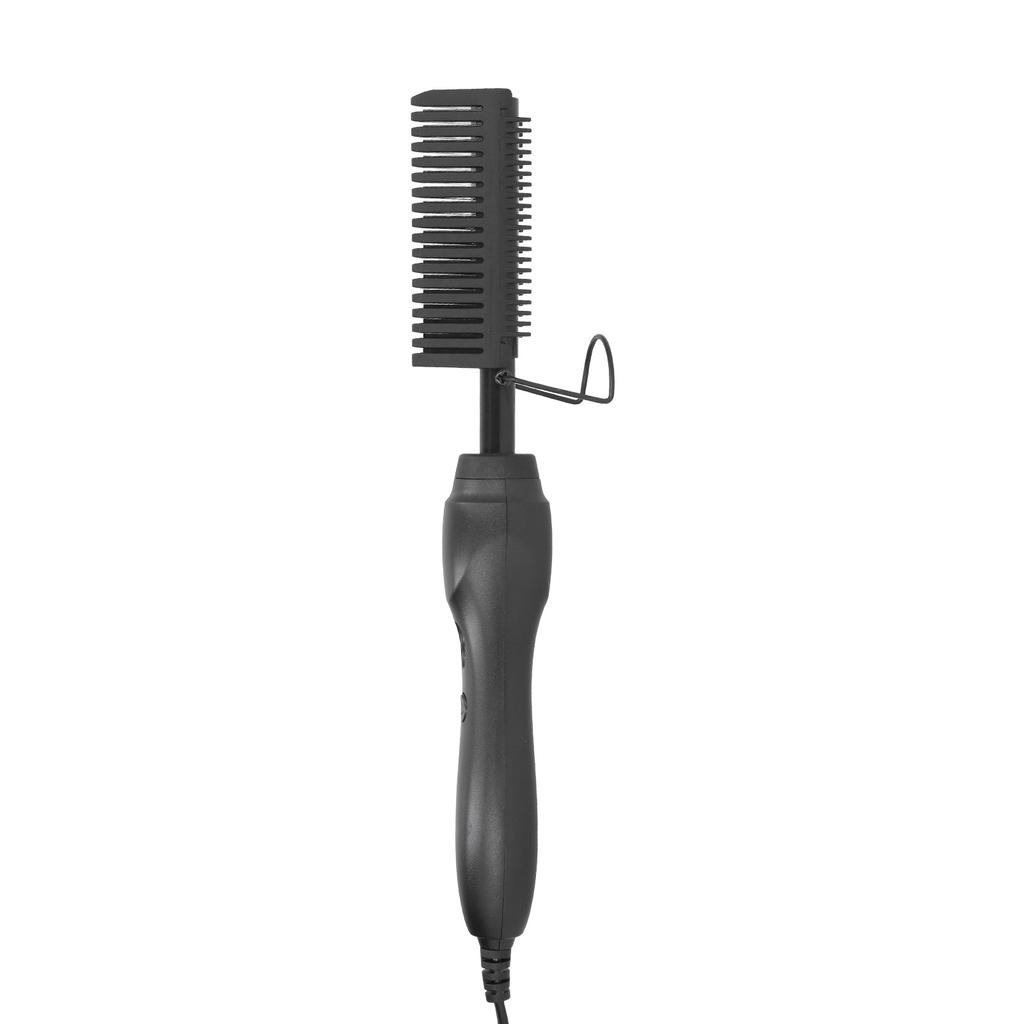 Hot Comb Electric Aluminum Alloy Material 3 Level Adjustment 60 Seconds Heating Electric Pressing Comb 120‑240VUS Plug