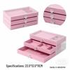 Exquisite Velvet Acrylic Anti-Oxidation Jewelry Storage Box for Earrings, Studs, and Necklaces
