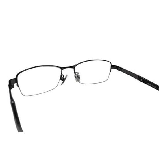 POLICE Vplq51j Frame Only Po Half-rim Square Titanium Mens Glasses 5318