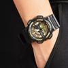 CASIO Unisex Pair Table Series Black Watch AEQ-110BW-9A+GMA-S110MP-4A1