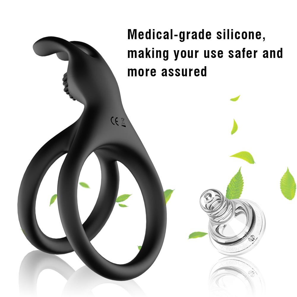 New Silicone Penis Rings Cock Ring Clitoral Stimulation Delay Ejaculation Male Masturbator Sex Toys For Couple Adult Sex