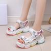 Platform Women Sandals Rainbow Sole Girls Beach Shoes  New Summer Gladiator Sandles for Woman Wedge Sandalias Casual Shoes