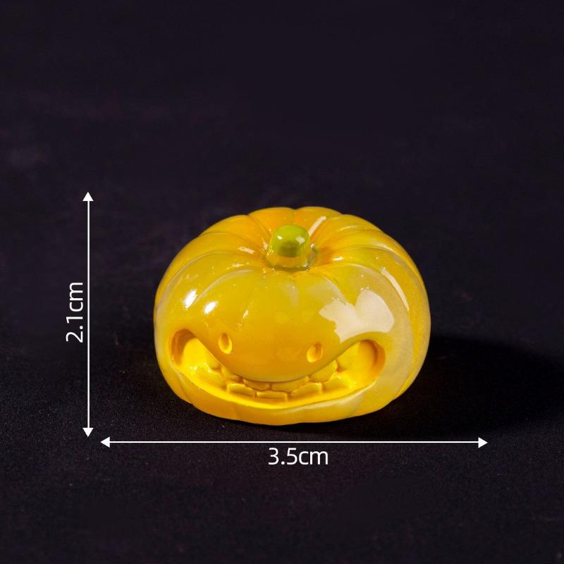 Micro-landscape Luminous Halloween Pumpkin Demon Decorative Accessories Mini Car Ornaments