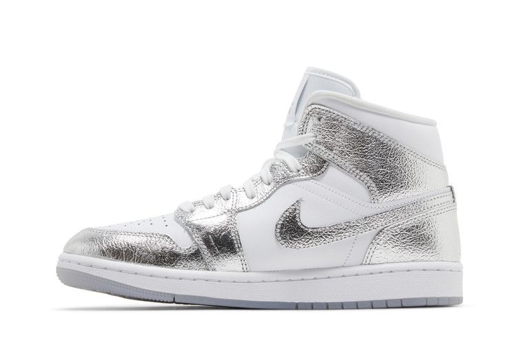 Jordan 1 Mid SE Metallic Silver (Women's)