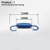 43mm-85mm Stainless Steel Rotatable Motorcycle Exhaust Spring Hooks For Front/Middle Link Pipe Muffler