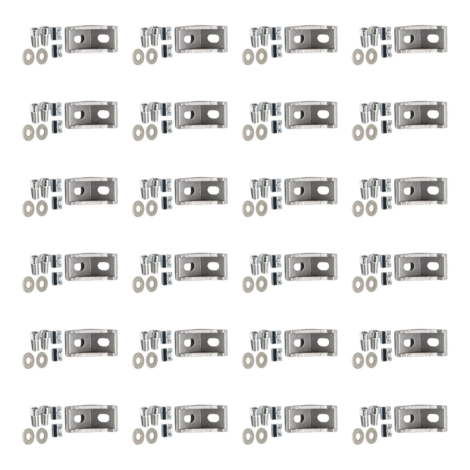 

Rust Resistant L Type Corner Base Practical Aluminum Fixing Brackets For Furniture Assembly And DIY Building