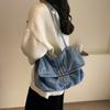 Denim Women's Large Capacity Chain Shoulder Tote Bag