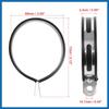 89mm 3.5" 3 1/2 Inch Motorcycle Exhaust Band Joint Clamp Muffler Pipe Stainless Steel Silver Tone Item Replacement