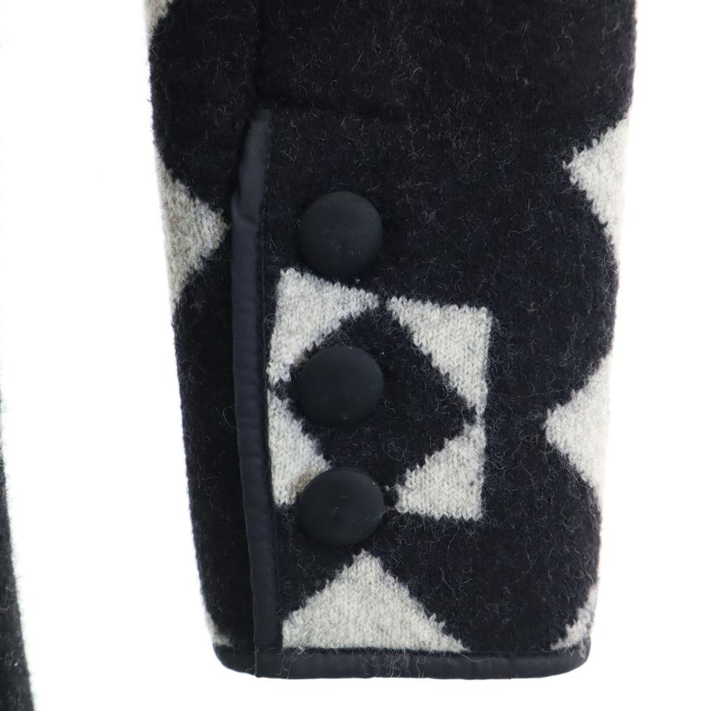 Emporio Armani made in Italy Overall handle knit Chester coat 40 black Women Used